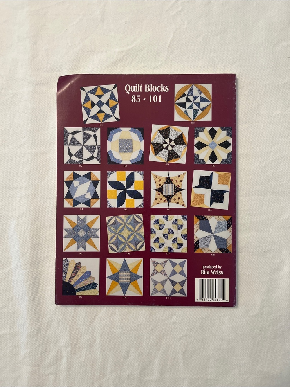 Quilt Blocks 85-101 Pattern Book
